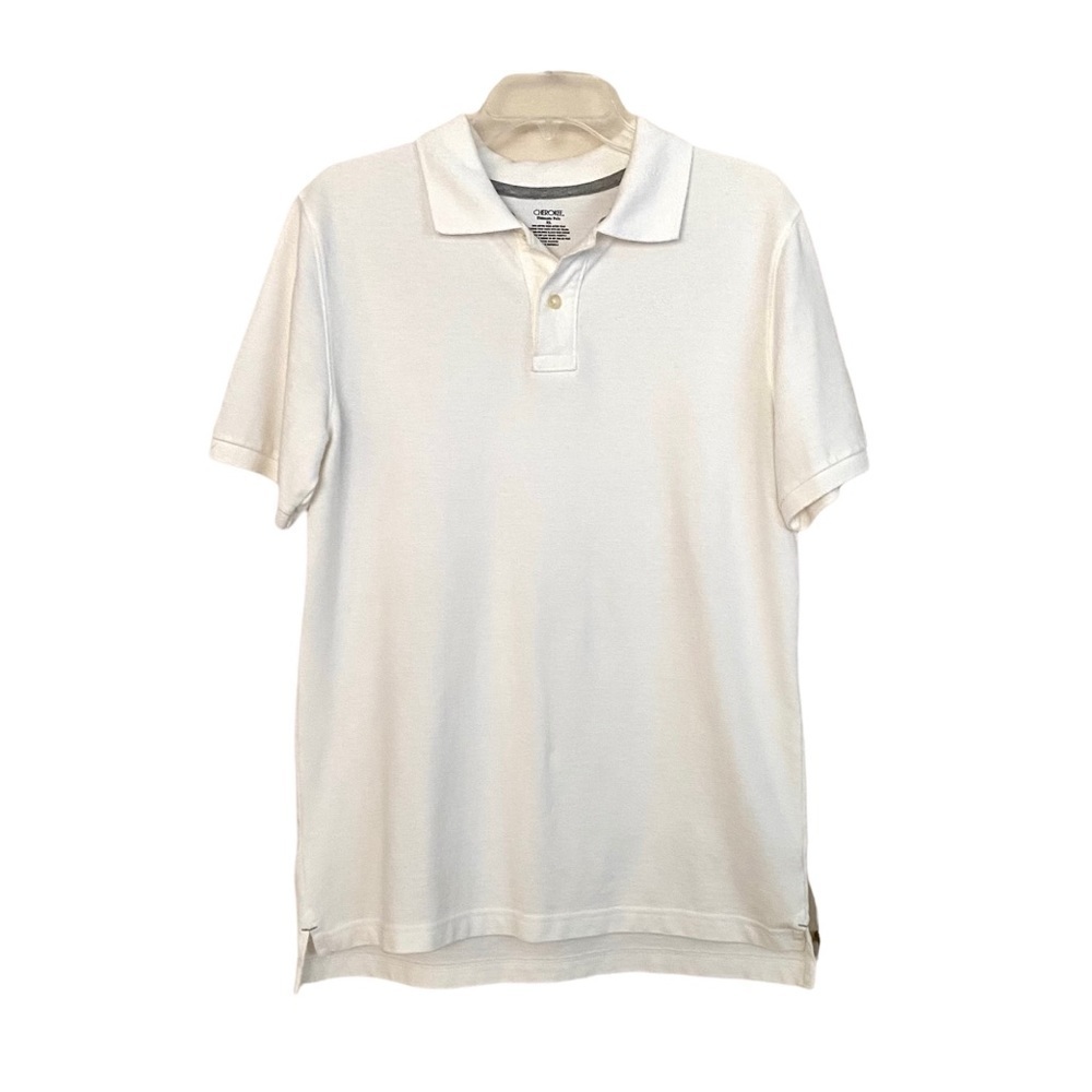 White Polo Shirt Boys XL Cotton
